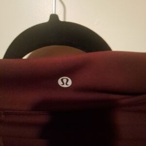 Lululemon Maroon Leggings